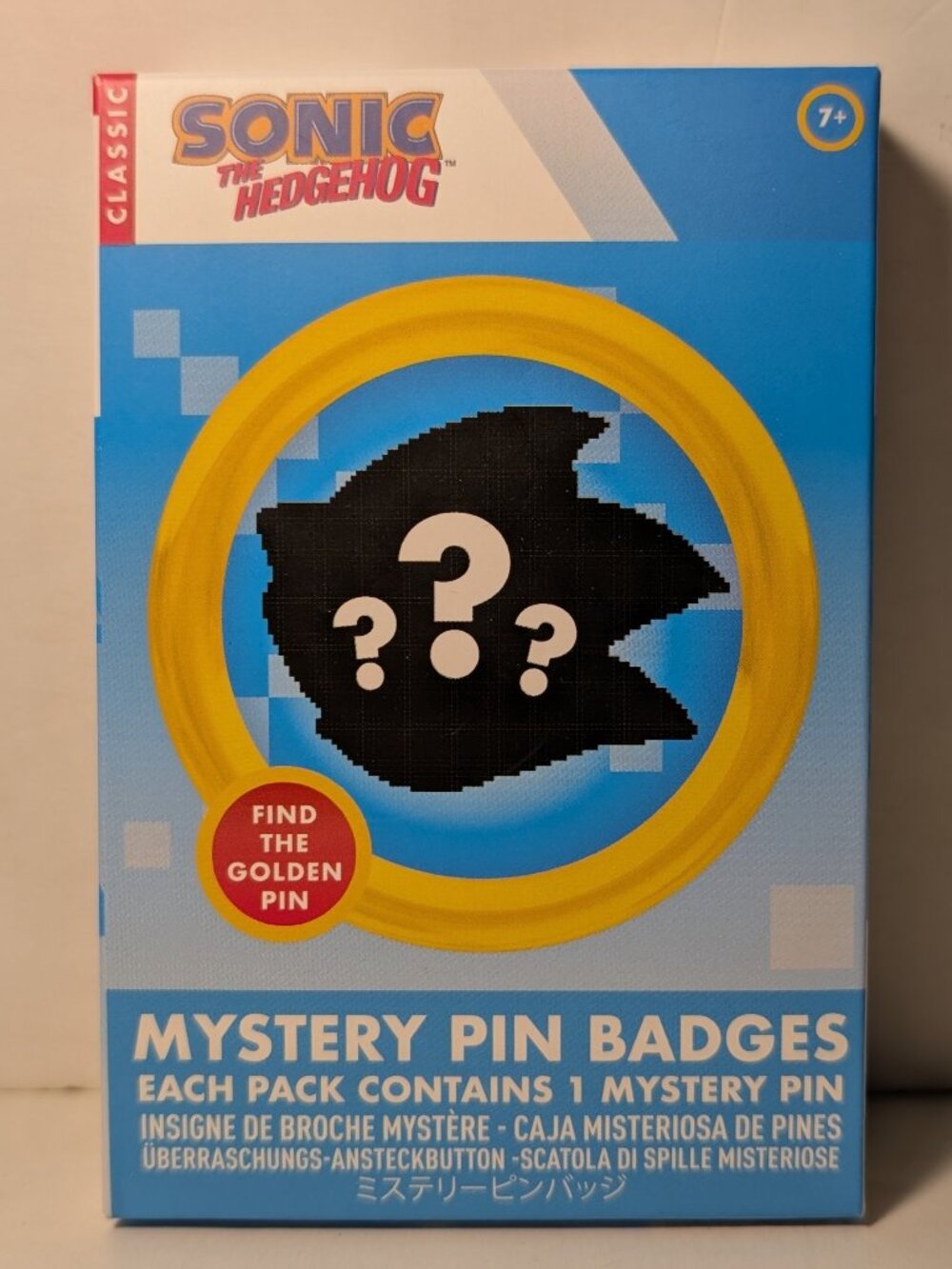 Sonic The Hedgehog Mystery Pin Badges Series Enamel Pin Box Official Sega Badge